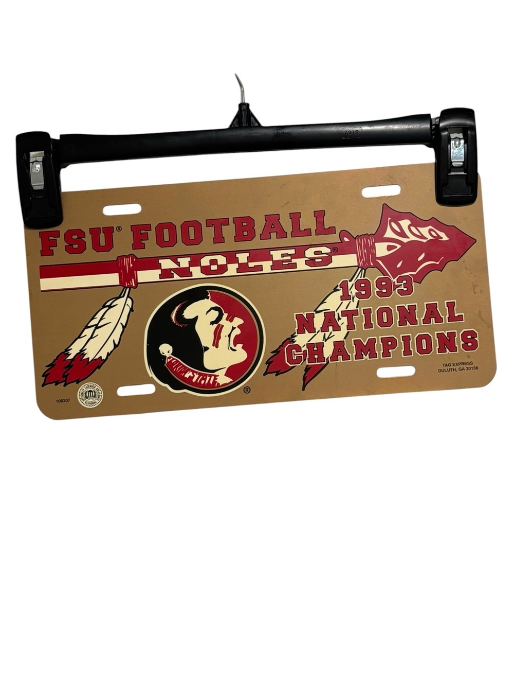 Express Garnet and Gold '93 National Champions Decorative Plate